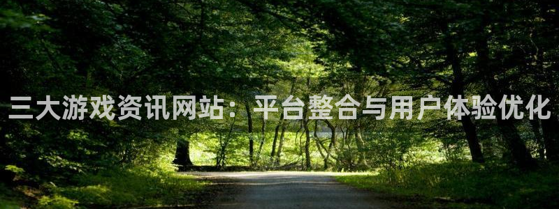 赢咖娱乐注册登录：三大游戏资讯网站：平台整合与用户体验优化